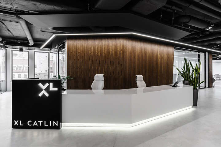 黑白摩登 保險公司XL Catlin波蘭辦公設計欣賞