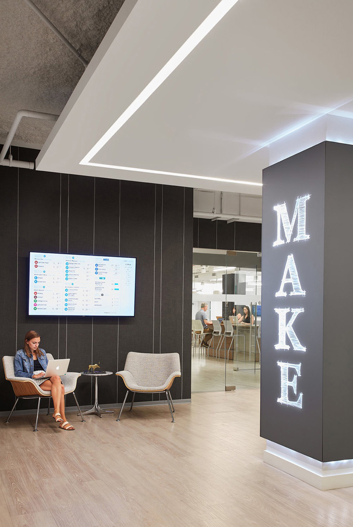 創新時尚社區 聯合辦公Make Offices芝加哥辦公空間設計欣賞