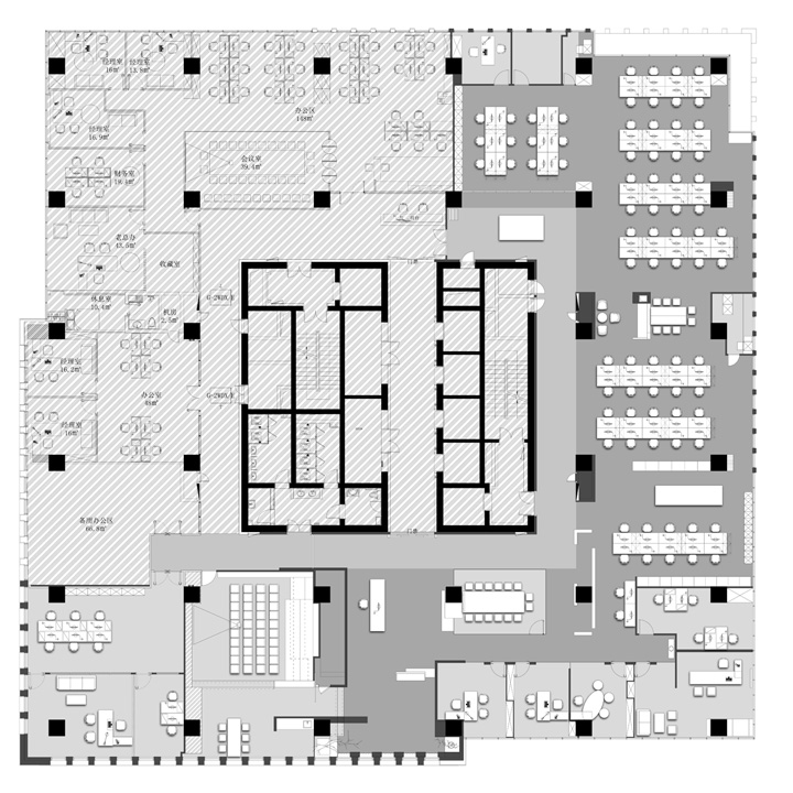破與立 勵時設計鄭州辦公空間設計欣賞