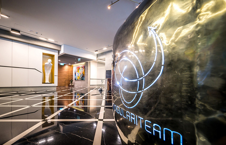 暗調奢華 私人風險投資基金Singulariteam以色列辦公設計欣賞