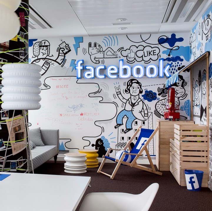 超萌卡通圖形創意 Facebook波蘭辦公室：你就是主角