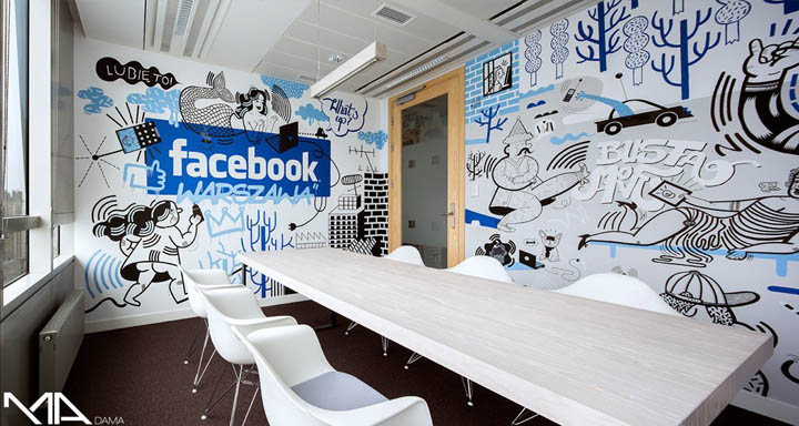超萌卡通圖形創意 Facebook波蘭辦公室：你就是主角