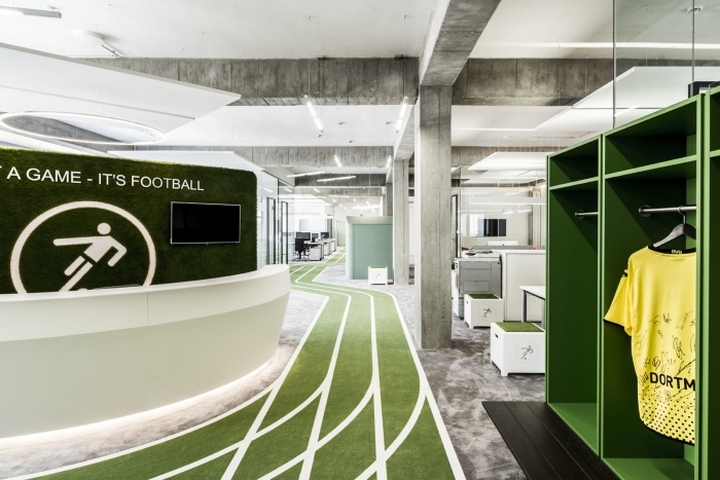 快樂足球 德國Onefootball總部辦公室創意設計