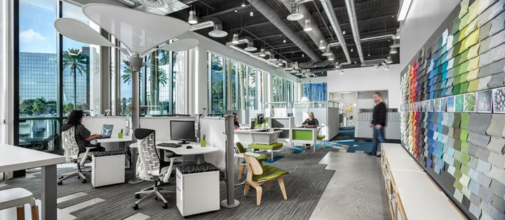 時尚風向標 美國Pivot Interiors家具展廳與辦公設計