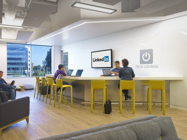 活力無限 LinkedIn加州Sunnyvale總部辦公空間