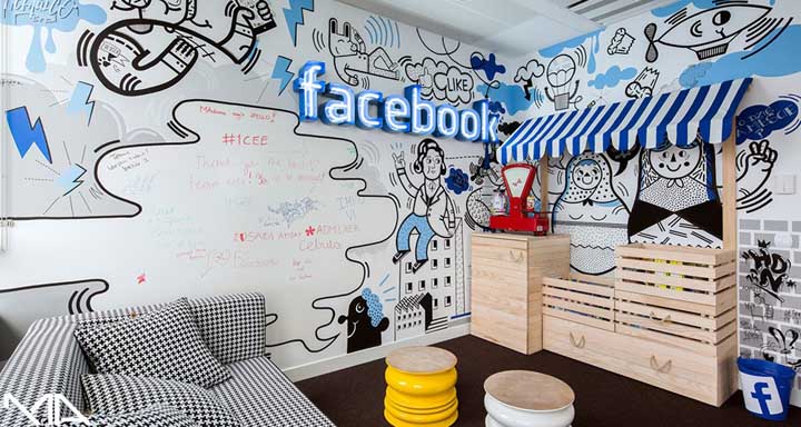 超萌卡通圖形創意 Facebook波蘭辦公室：你就是主角