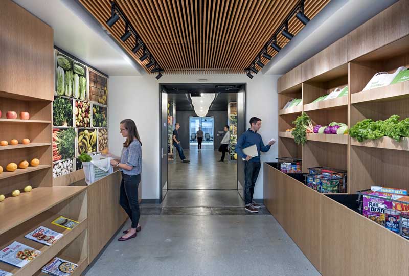 愜意咖啡吧 雜貨遞送公司Instacart舊金山辦公設(shè)計(jì)欣賞