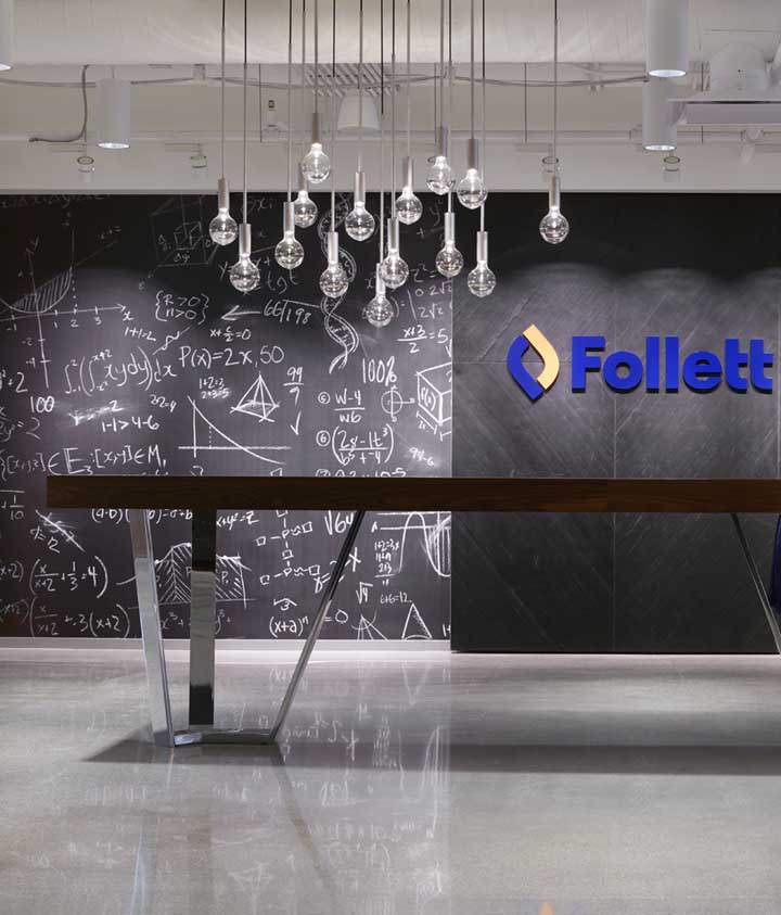 活力橙色 美國Follett韋斯特切斯特總部設計欣賞