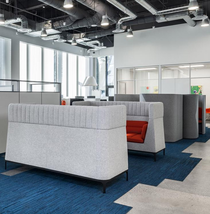 時尚風向標 美國Pivot Interiors家具展廳與辦公設計