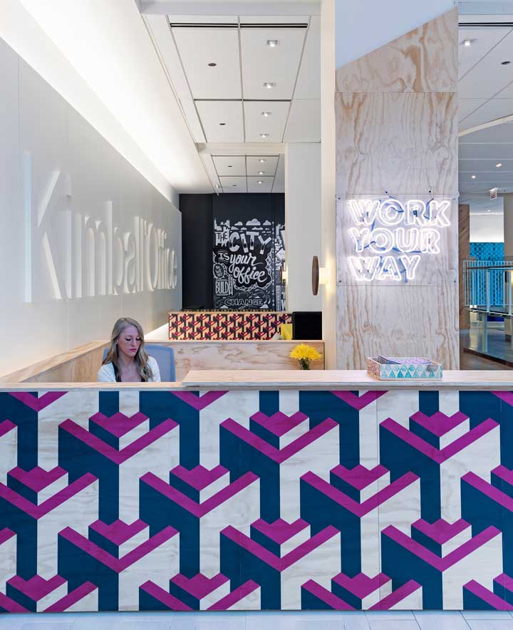 多元辦公 Kimball辦公家具芝加哥展廳設計欣賞