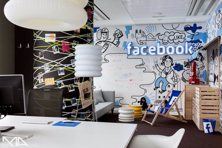 超萌卡通圖形創意 Facebook波蘭辦公室：你就是主角