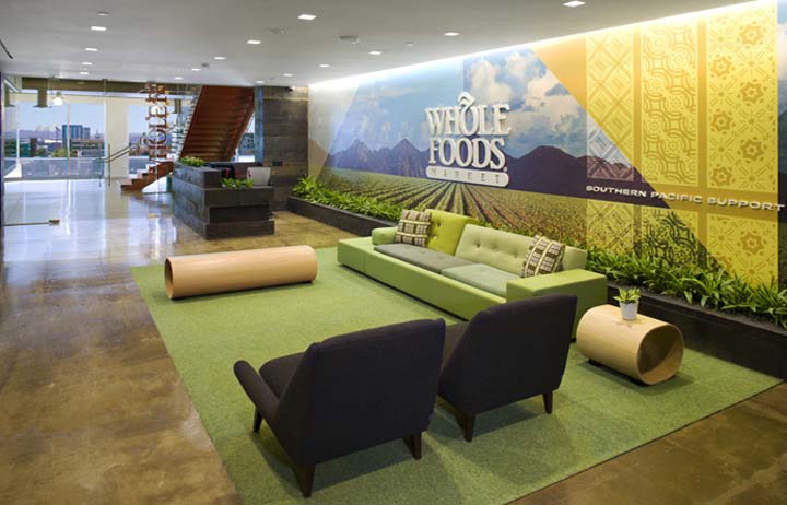 有機食品連鎖超市 Whole Foods Market 加州辦公室設計