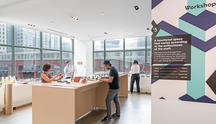 多元辦公 Kimball辦公家具芝加哥展廳設計欣賞