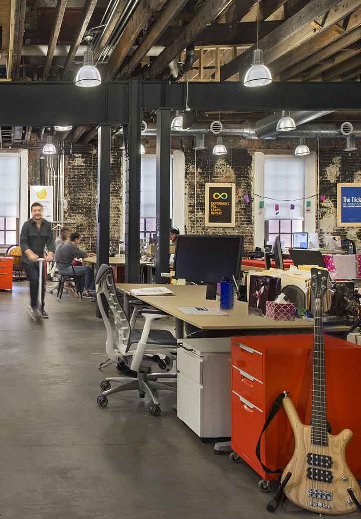 復古工業風 Detroit Labs底特律辦公室設計