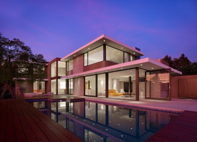 現代時尚海景別墅設計: Evans House