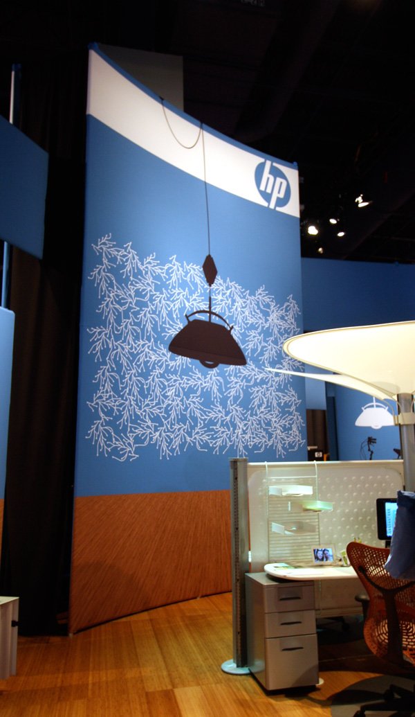 2008年國際消費電子展(CES)惠普展臺設計