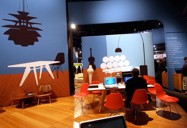 2008年國際消費電子展(CES)惠普展臺設計