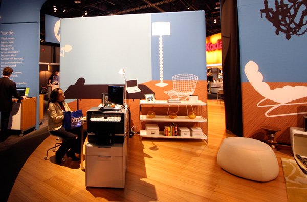 2008年國際消費電子展(CES)惠普展臺設計