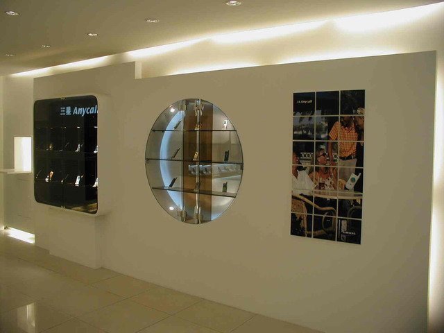 三星Anycall手機品牌專賣店室內設計