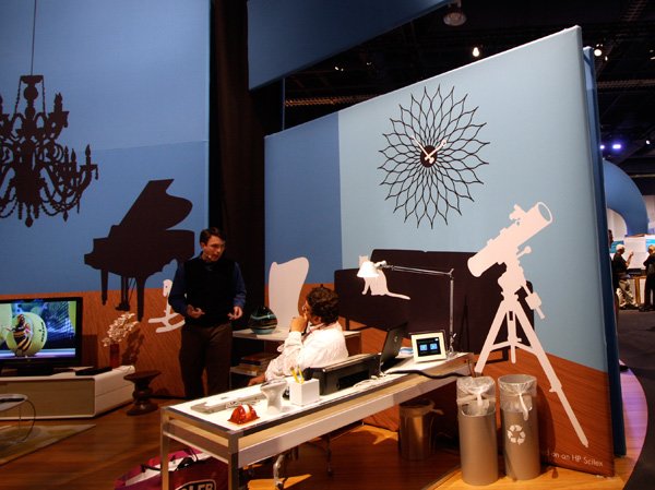 2008年國際消費電子展(CES)惠普展臺設計