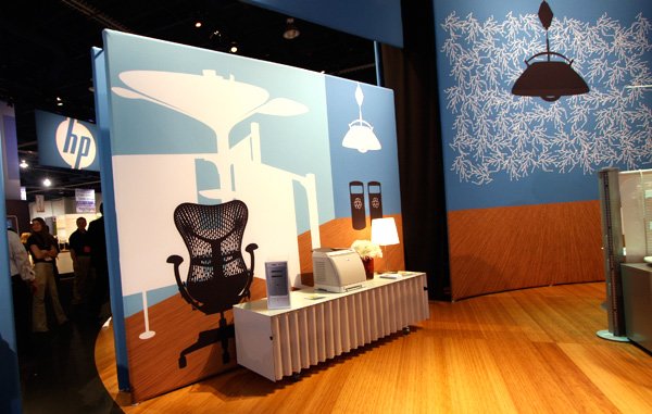 2008年國際消費電子展(CES)惠普展臺設計