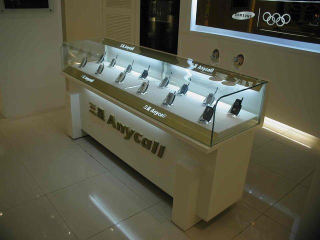 三星Anycall手機品牌專賣店室內設計