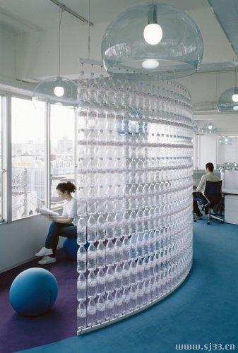 辦公室室內設計:Danone瓶裝水公司