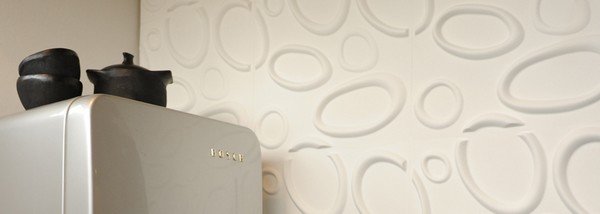 甘蔗纖維作為材料：100%環保的3D立體墻紙