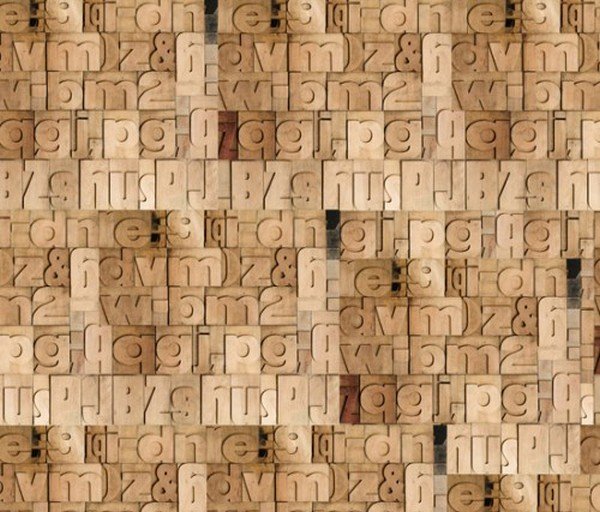 室內裝飾：富有想象力的文字壁紙