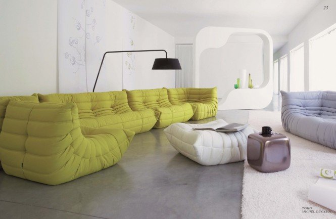 家具品牌Ligne Roset：豪華起居室設計
